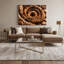 Desserts, biscuits et biscuits, art mural sur toile brune-215353906