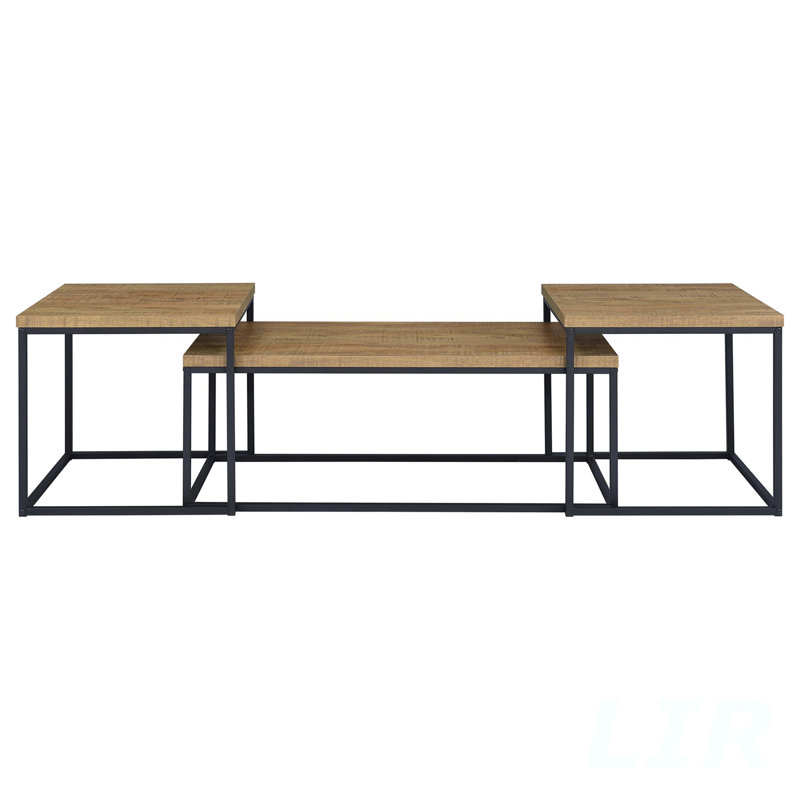 Rosey Mango 3-piece Coffee Table Set