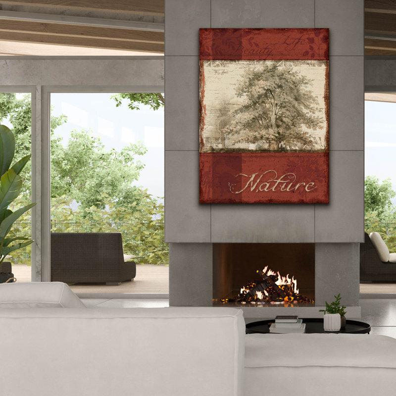Art mural en verre naturel, "Natural penséts I" par NBL Studio, H 54 po x l 40 po x P 1,5 po
