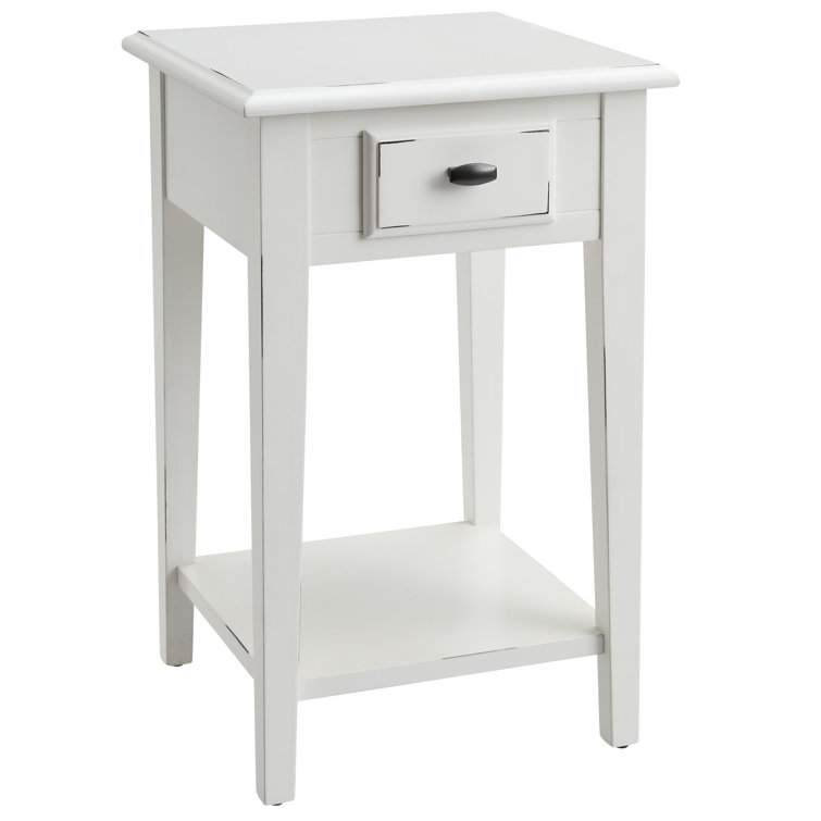 Solid Wood Square Side Table
