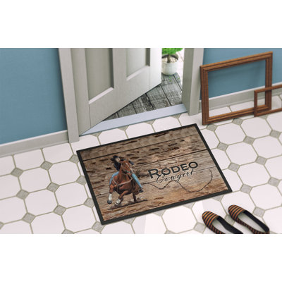 Non-Slip Striped Indoor Doormat