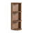 12 Inch Bathroom Wall-Mounted Storage Rack, Space-Saving Floating Design With Durable Imitative Oak Finish-87242591
