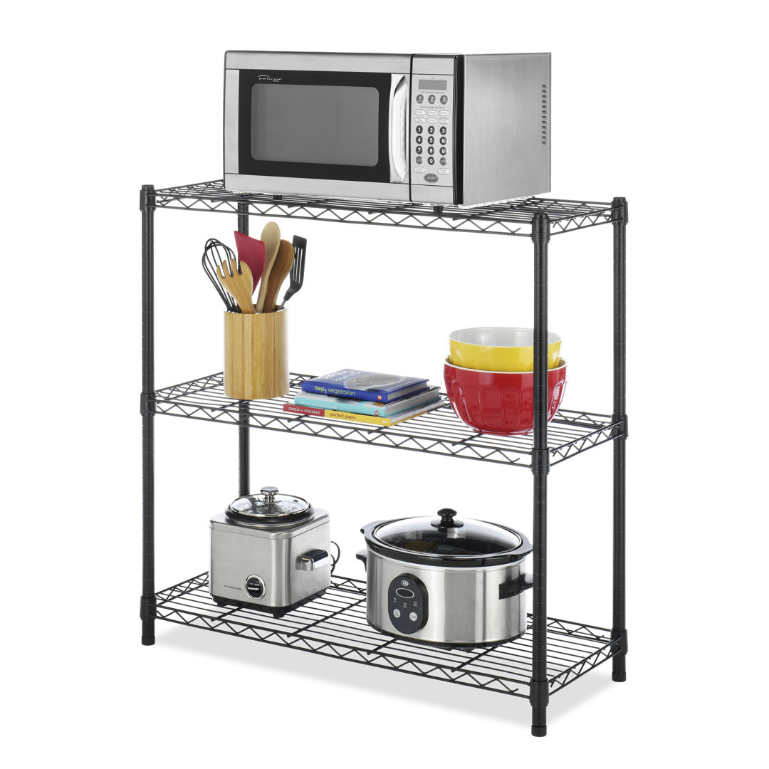Tiverton 23.15'' W Steel Height -Adjustable Shelving Unit WFX Utility™ Size: 36" H x 36" W x 14" D Finish: Black
