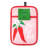KATE SPADE NEW YORK Hot Hot Hot Peppers Pot Holder Set, 7"x10", Red