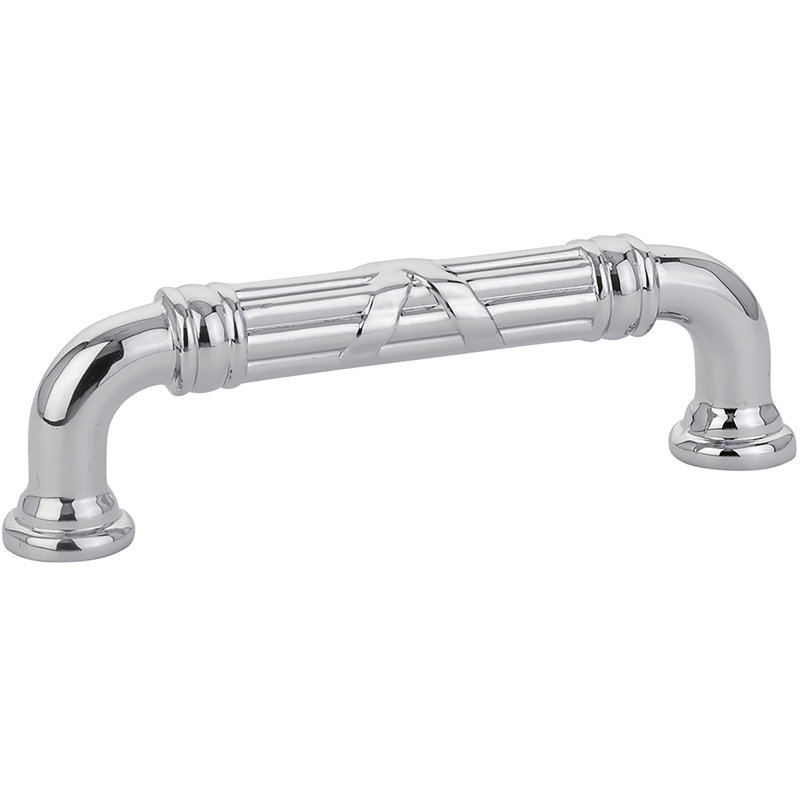 Poignée barre Emtek, 3.5", Chrome poli