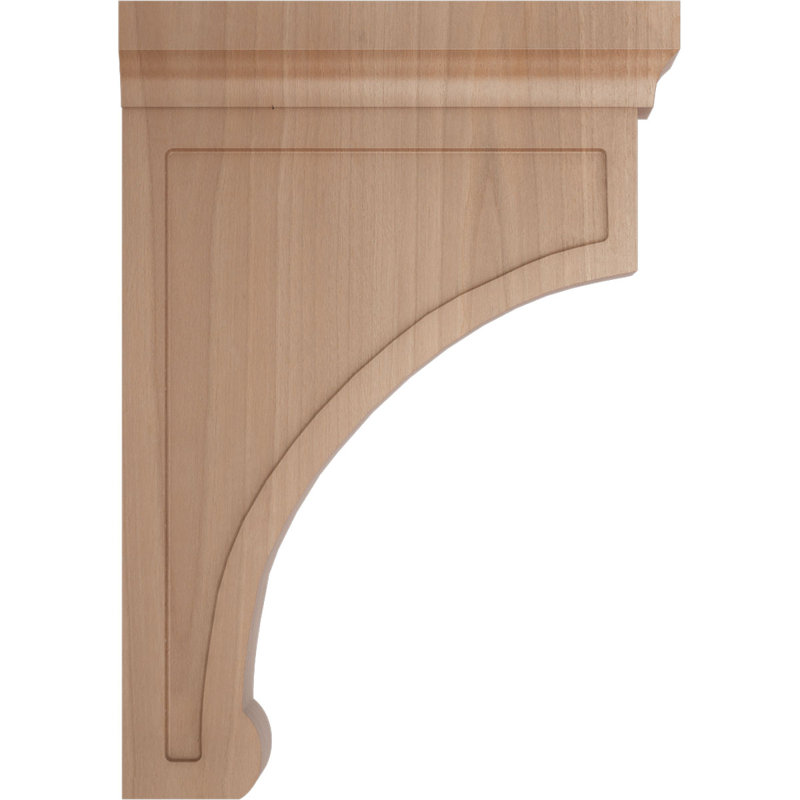 Support en bois Gomez, Cerisier, H 10 po x l 2,5 po x P 7 po