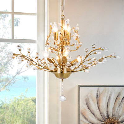 Lustre classique / traditionnel à 7 lumières à intensité variable