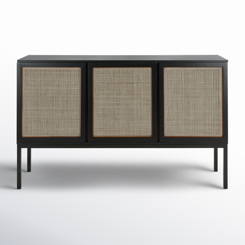 Ehren 54'' Sideboard, Black/Black