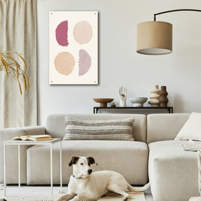Art mural en verre Wrought Studio ™ «Mesa Designs 4» par Piper Rhue