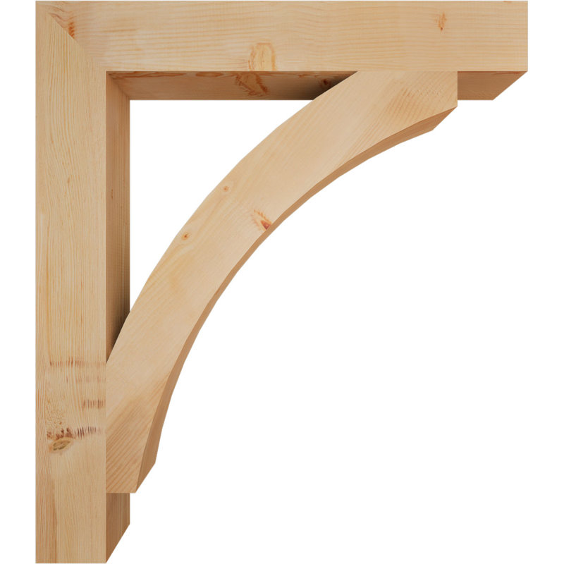 Support de bloc lisse Thorton l 5 5 po x P 42 po x H 48 po, sapin Douglas, H 48 po x l 6 po x P 42 po, Douglas (lisse)