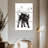 Brampt Black Abstract Dog-108521622