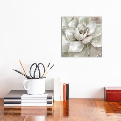 Hazy Summer Succulent by Nan - Wrapped Canvas Painting