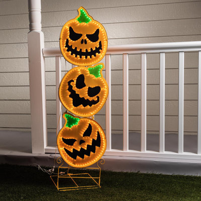  Décoration d'Halloween Halloween 3 lumières DEL 48 po