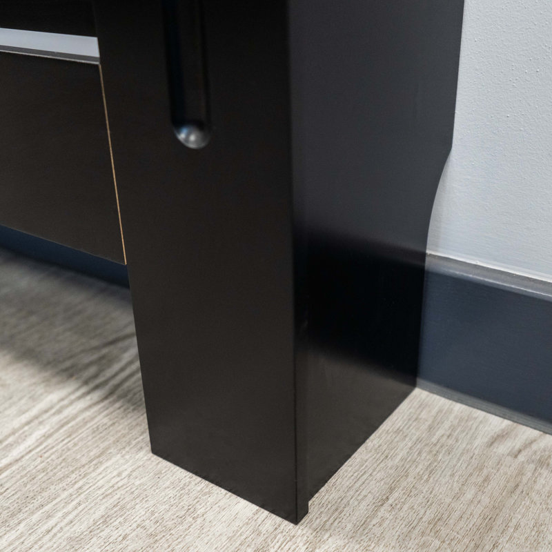 Cassiopeia Wall-Mounted Black Radiator Cover