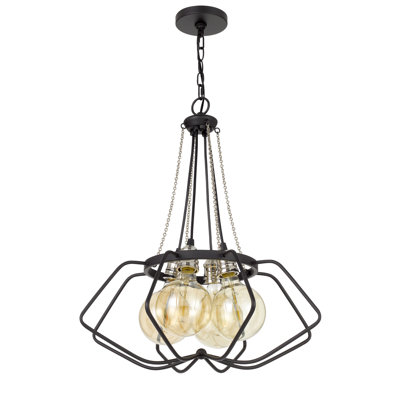 Trotta 4 - Light Dimmable Geometric Chandelier