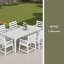 Table et chaises de salle à manger d'extérieur standard 7 pièces-270980861