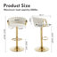 Tabouret de bar pivotant à hauteur ajustable-221016065