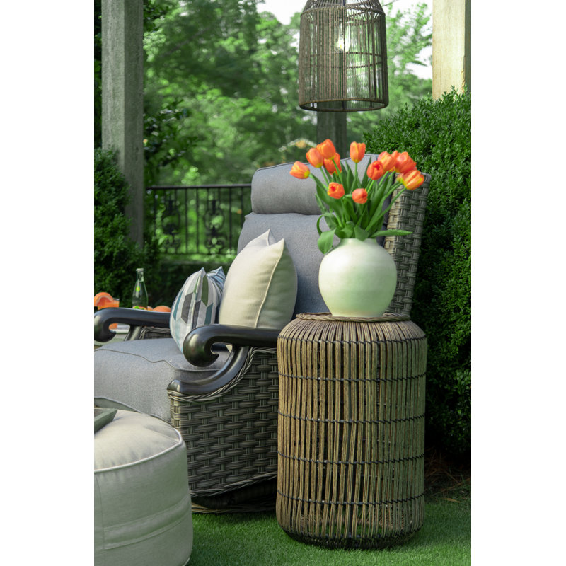 Augusta Round Wicker/Rattan Outdoor Side Table