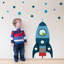 Blast Off Space Rocket Wall Sticker-1223760986-1223760984