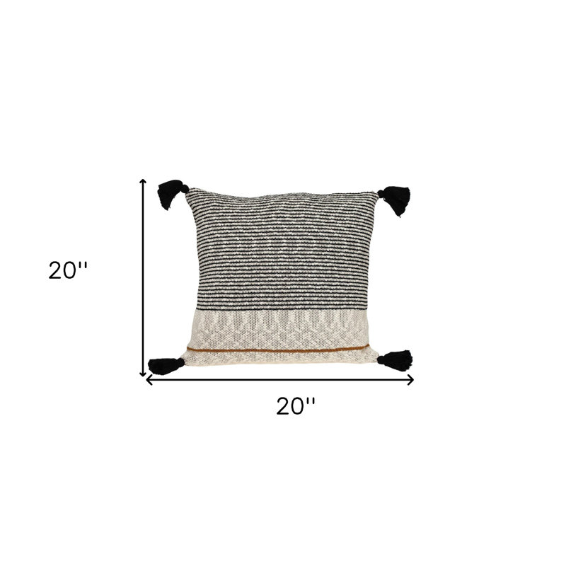 Coussin rayé