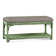 Summer Retreat Wicker Shelf Storage Bench