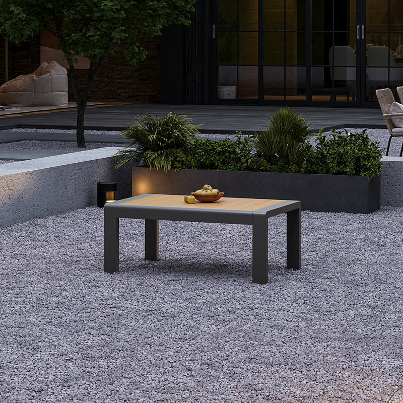 Outdoor Aluminum Patio Coffee Table