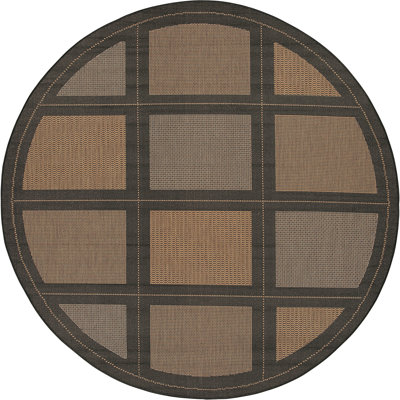 Tapis intérieur / extérieur noir Sania