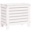 10 Piece Garden Sofa Set White Solid Wood Pine