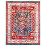 Kazak Hand Woven Wool Area Rug