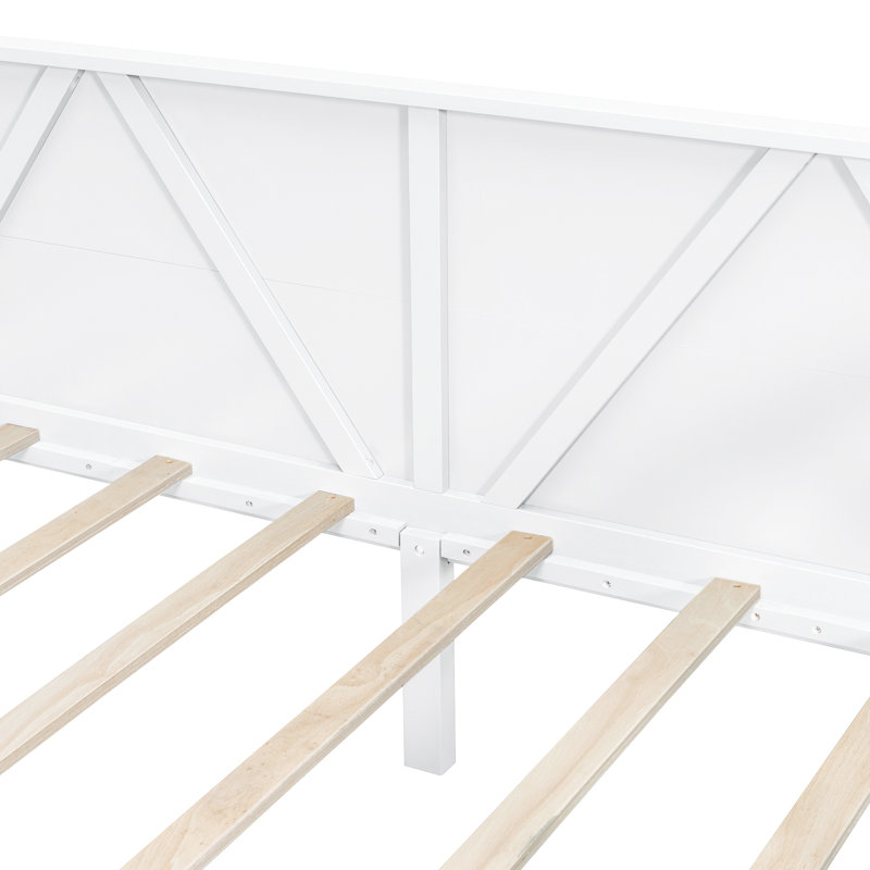 White Daybed In Twin Size, Featuring A Clean And Elegant Silhouette, Multi - Function Home, Strong Stable Size Daybed, Ideal For Resting Relaxing, Structure, Under Bed Space Storage