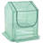 Garmer Outdoor Mini Greenhouse with Metal Raised Garden Bed with Green Cover-96706905