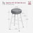 Parmley Faux Leather Stool-582711879-558187826