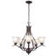 Lustre unique classique / traditionnel à 5 lumières Baronne-322125013