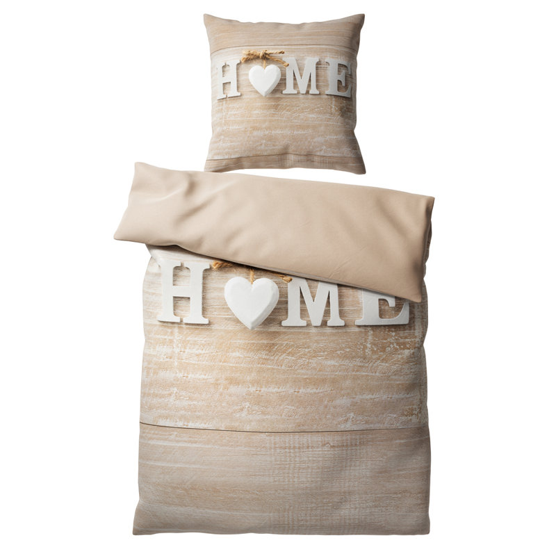 Cotton No Pattern Duvet Cover Set with Pillowcases Included