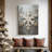 Soft Linen Icicles Whisper-Premium Gallery Wrapped Canvas