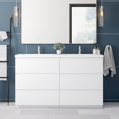 Chelsei 59 Double Bathroom Vanity Set