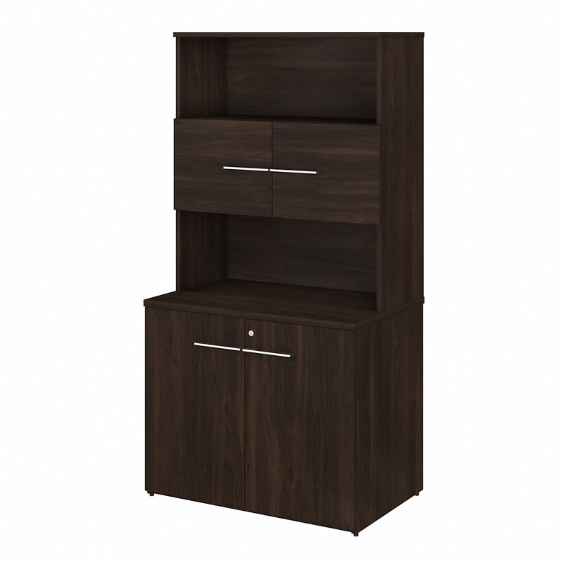 Classeur à 4 tablettes Office 500, Brun