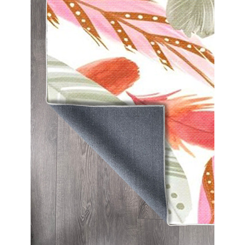 Tapis en coton Dayanara, Carré 2 pi 7 po