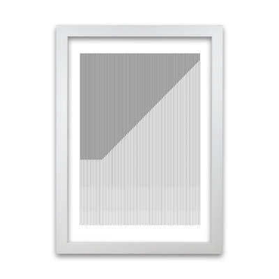 Simple Black And White Bauhaus - Print