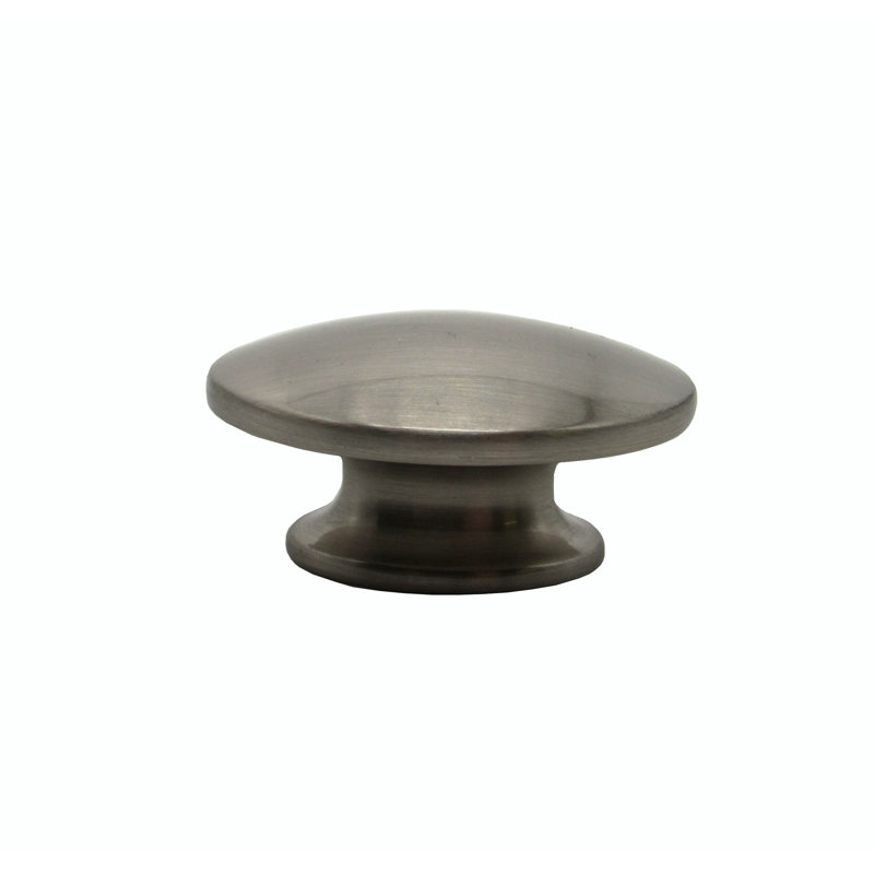 Bouton ovale, Nickel satiné