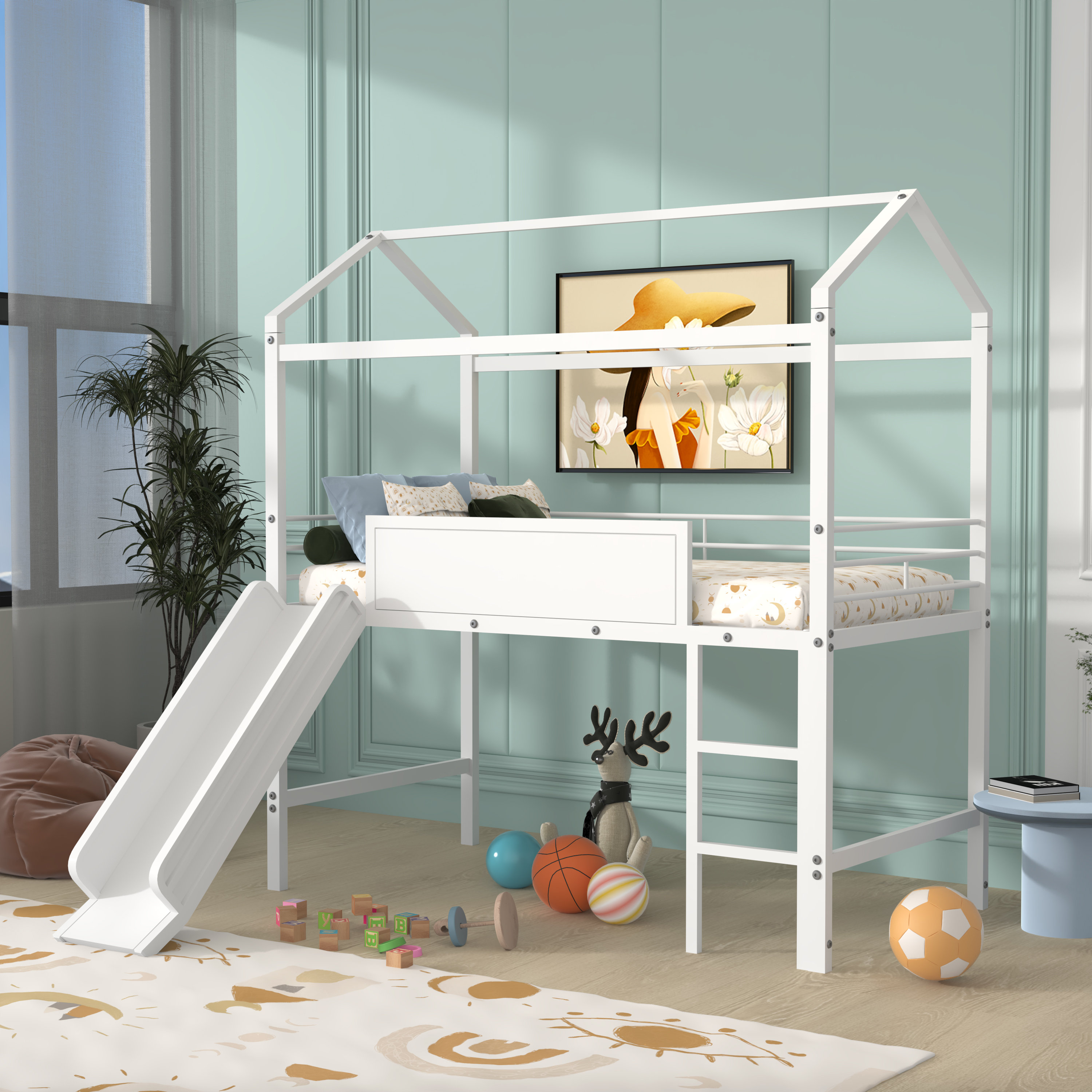 Harper Orchard Sami Kids Twin Loft Bed | Wayfair