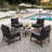 24"W X 24"D Outdoor Deep Seating Cushions 6.5” Indoor/Outdoor Seat And Back Cushion, Cushions Only-114072514