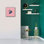  «Kitty's Cotton Candy» par Rich Monet, art mural sur toile, 18 po x 18 po