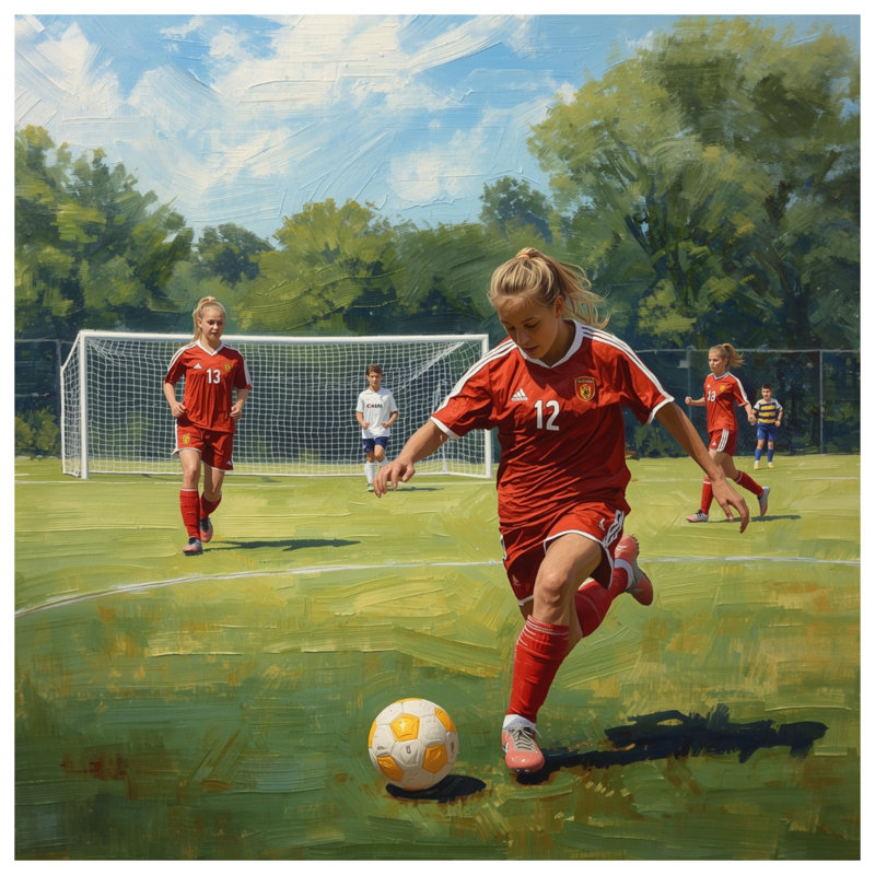 Coussins décoratifs jeu de soccer jeunesse, 20 po x 20 po