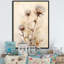 Fleur de chardon beige en sourdine - impressions sur toile chardon-97170734-97170726