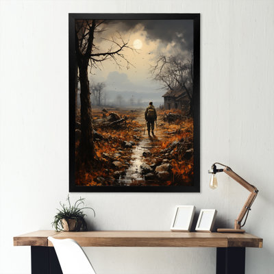 Military War Landscape No Mans Land II On Canvas Print