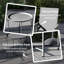 Outsunny Round Small Garden Table Removable Tray-1677661014