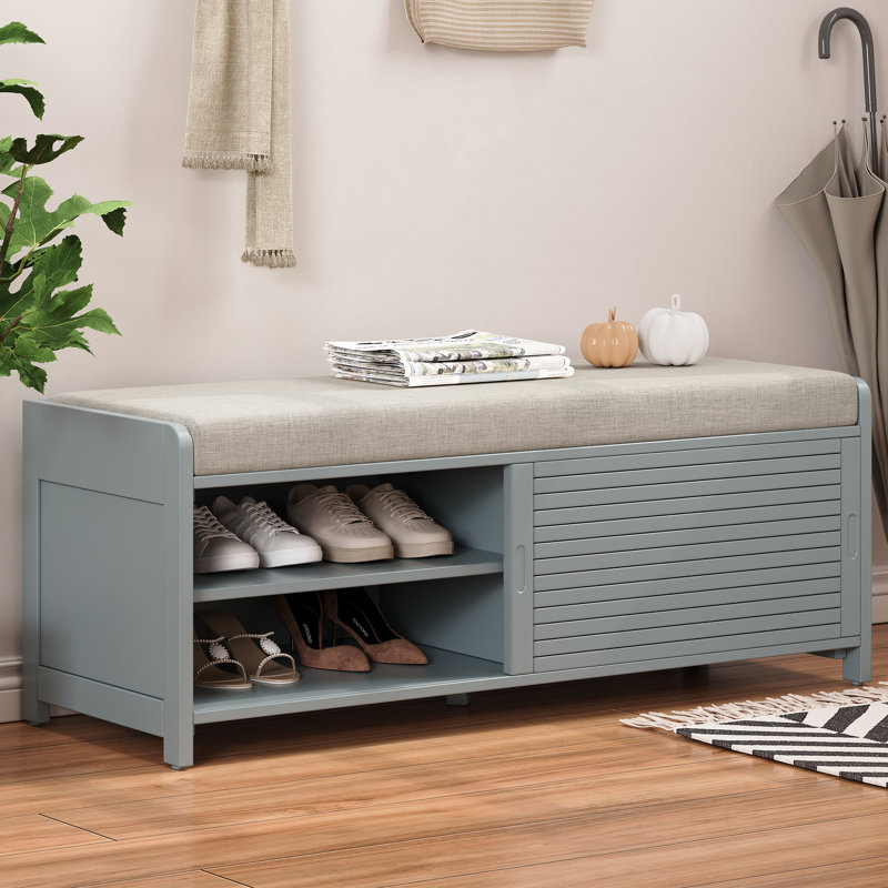Banc de rangement Retro, Gris