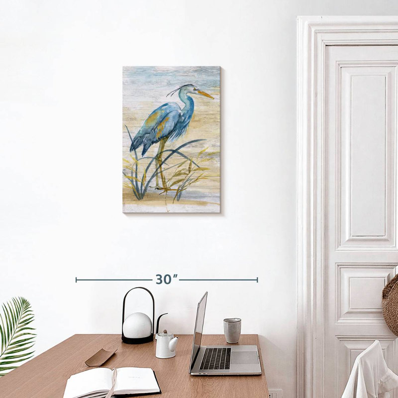 Brampt Blue Heron I, 24" H x 16" W