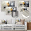 «Grey Collage Reflections I» sur impression métallique-1211948773